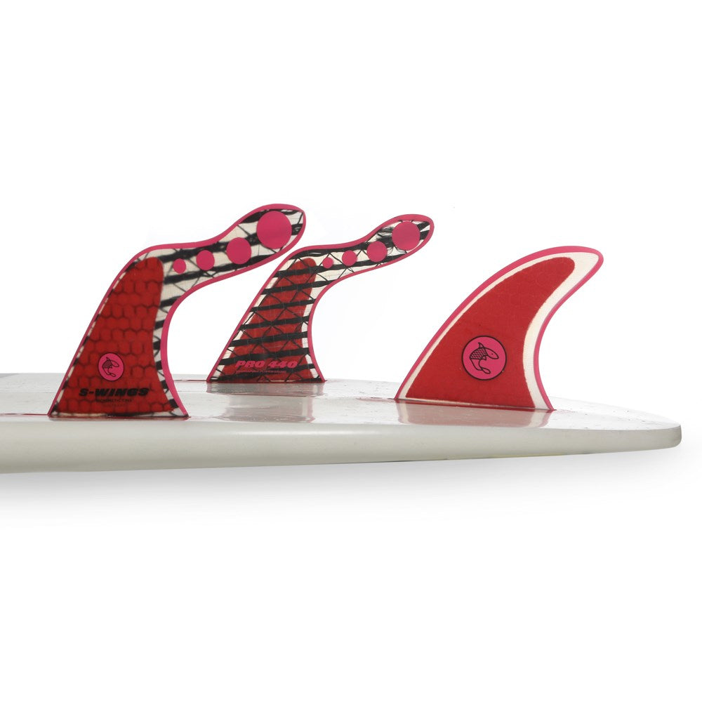 S-WINGS FINS PRO440 RED FUTURES – BRAVOsurf
